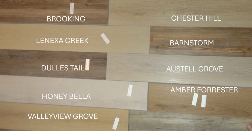 New colors available in our 5mm x 7" x 48" in a 20mil  click with pad starting at only $1.59 sf
