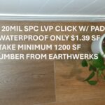GRREAT BUY ON 1690 SF OF EARTHWERKS REVEILLE PLUS XL COLOR UMBER NOW ONLY $1.39 SF