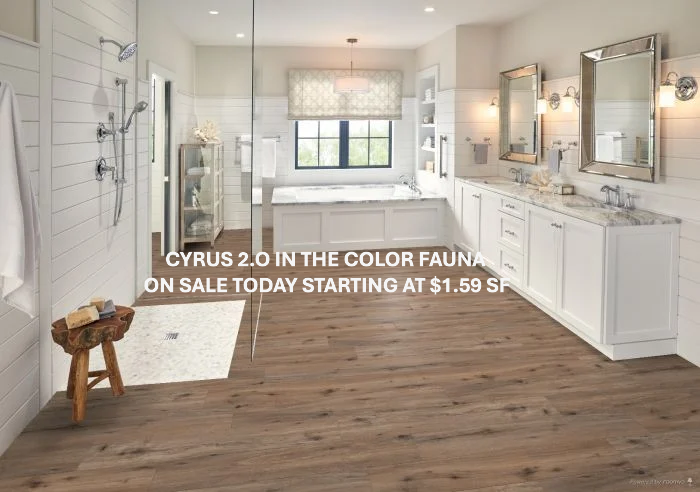 WATERPROOF LVP FLOORING SALE STARTING AT ONLY $1.59 SF