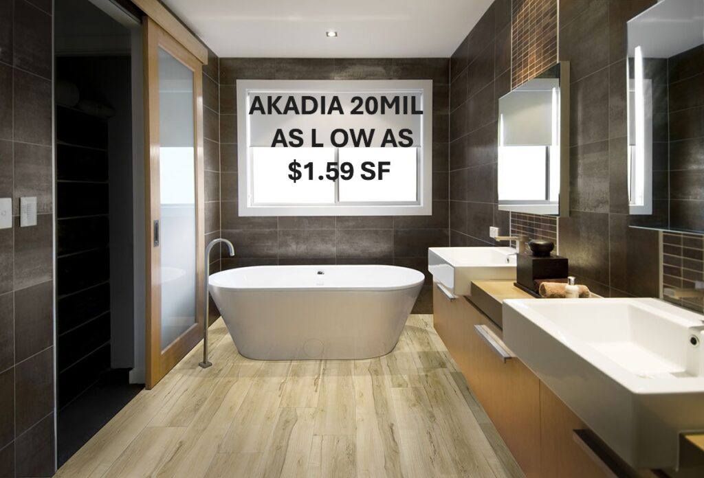 akadia LVP 20mil vinyl flooring absolute flooring.us AS LOW AS 1.59 SF 1
