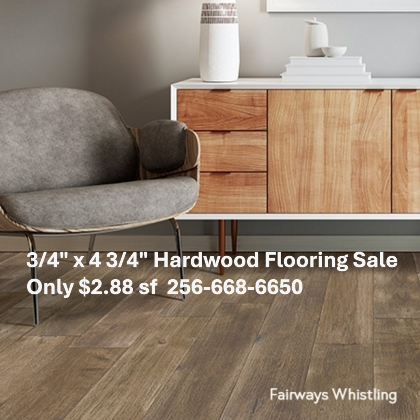 Room with solid hardwood flooring at the low price 2.88 sf