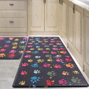 pcsweet home kitchen mat cushioned anti fatigue floor matwaterproof non skid kitchen mats and rugs comfort standing mat
