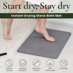 stone and home stone bath mat diatomaceous earth bath mat stone bath mat for bathroom shower floor fast drying absorbing 1