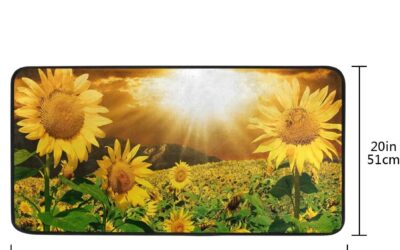 Sunflower Kitchen Rug Washable Kitchen Mat Review