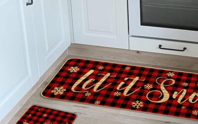 Red Truck Christmas Kitchen Rug Review